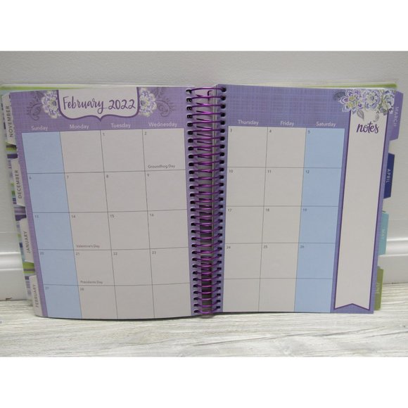 BEAUTIFUL PLANNER ,WEEKLY AND MONTHLY JULY 2021-DECEMBER 2022 - Picture 2 of 6